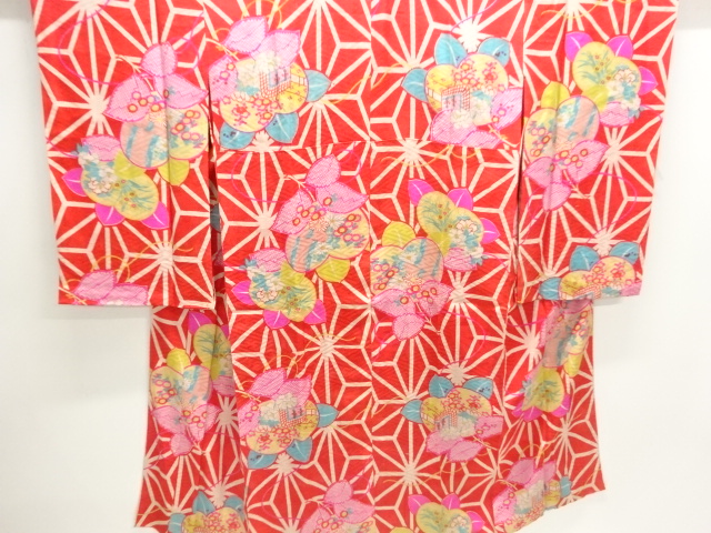 Japanese Kimono / Chirimen Kinsha Silk